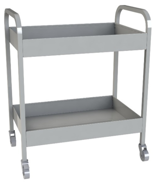 Тележка сервировочная Restoinox ТСП-2-8/5