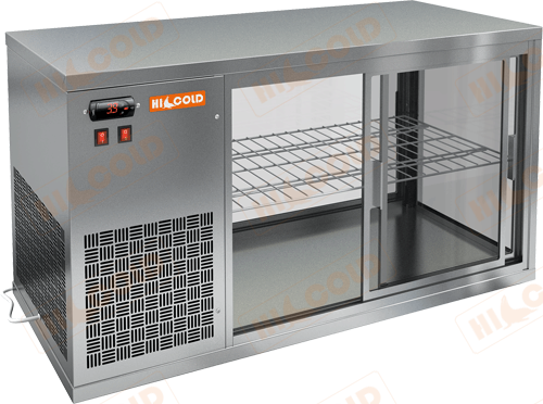 Настольная холодильная витрина HICOLD VRL 1100 R