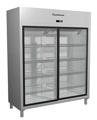 Шкаф холодильный R1400K (купе) Carboma INOX
