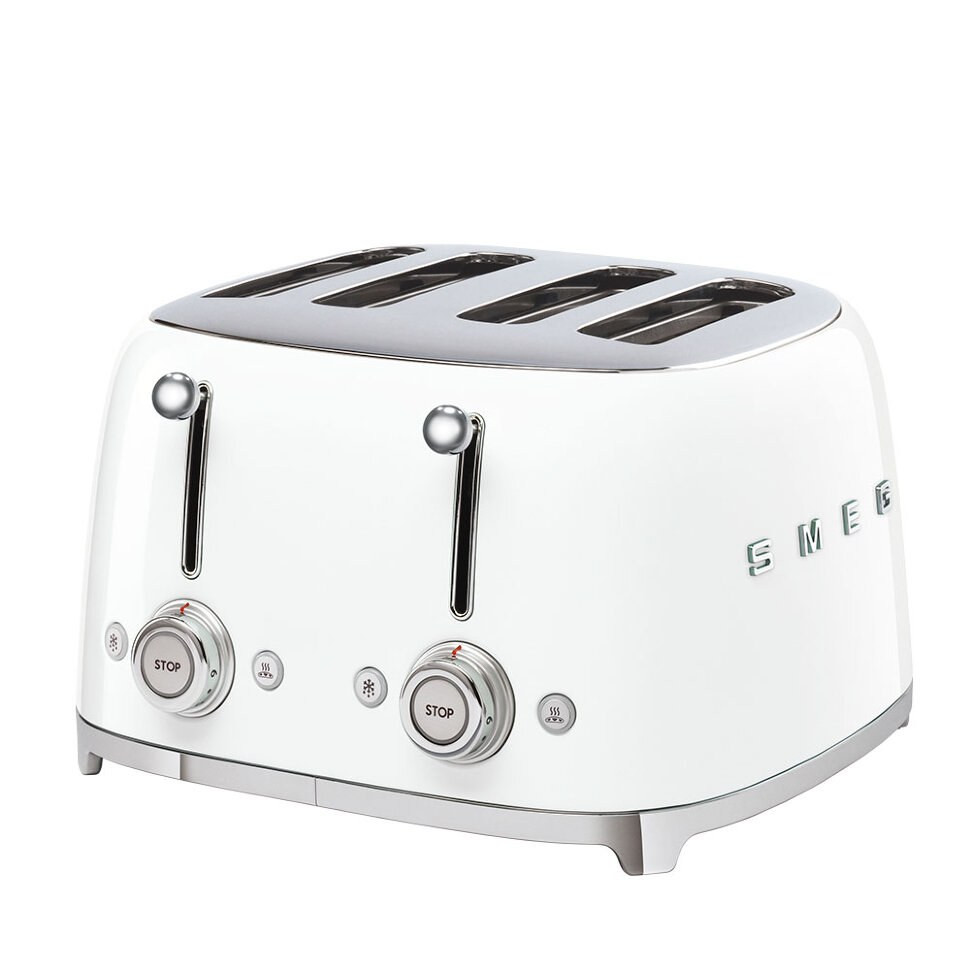 SMEG TSF02CREU Тостер на 4 ломтика, белый